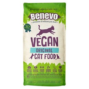 Benevo 倍樂福 成貓用英國素食認證低敏飼料  10kg  植物  1袋