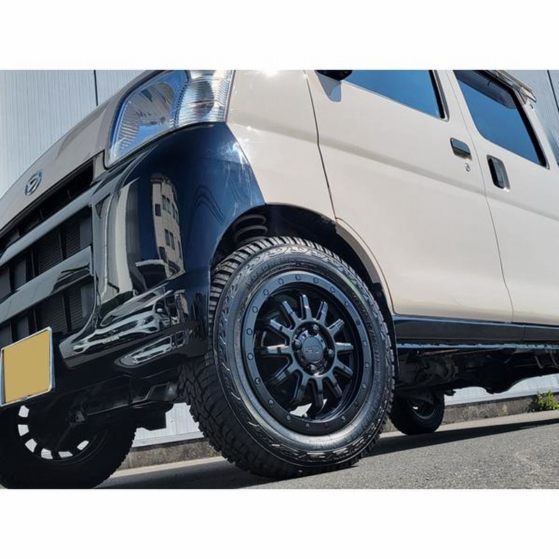 送料込★新品ゴツゴツセット★145/80R13★軽トラ、軽バン、アゲ軽に！ 楽天市場】ハイゼット 軽トラ 軽バン ゴツゴツ系 リフトアップ