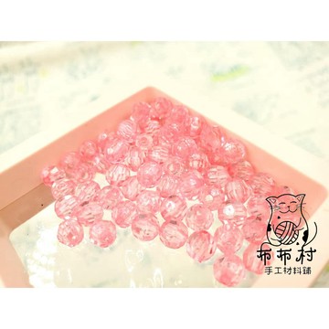壓克力透明切面角珠 串珠 散珠 穿搭手鍊配件 文藝飾品配件 文玩小物
