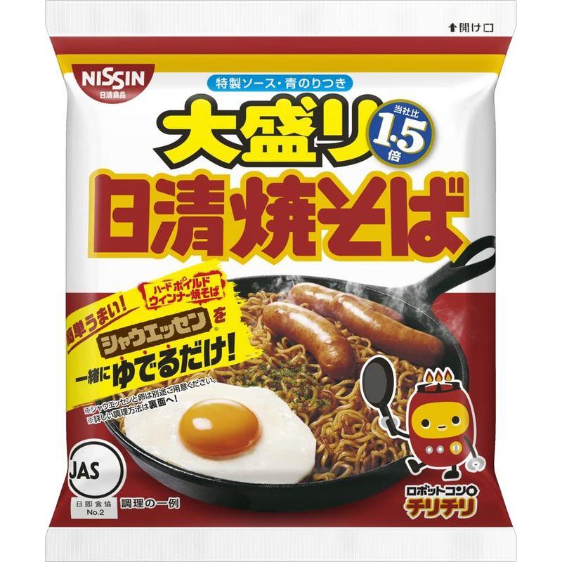 日清食品 日清焼そば 大盛り1.5倍 インスタント袋麺 151g×12個