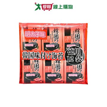 韓國明太子風味海苔12入38.4G【愛買】