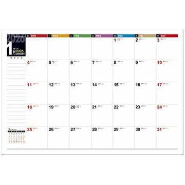 晴天Sonnig2026年8K桌曆補充包/SCC22045B