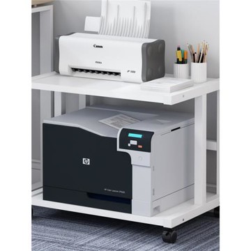 落地兩層可移動打印機置物架家用辦公桌面上多功能收納復印整理架