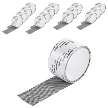 葉子小舖 紗窗修補膠帶 灰色 3cm x 1m 輕鬆修復紗窗破洞  15捲