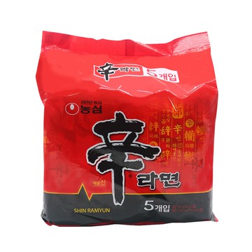 辛拉麵5入(超值包)600gx8袋/箱購