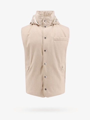 Padded sleeveless nylon jacket - BRUNELLO CUCINELLI - gender_Man