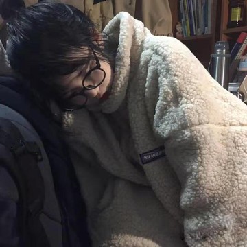 加絨加厚棉服女秋冬年新款寬松學院風日系羊羔毛棉衣外套