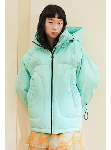 【連帽】新中式復古中國風  短款羽絨服