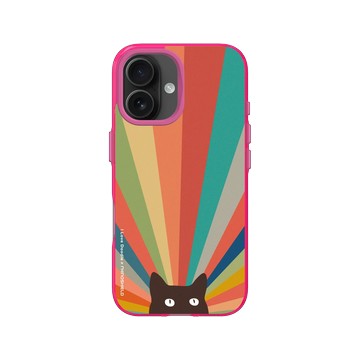 iPhone 16 Clear 粉漾桃 - ilovedoodle (Lim Heng Swee) - Cat Landscape - Imagination 貓的想像力