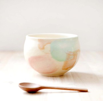 彩色化妝刷圖案茶杯/春天的顏色2