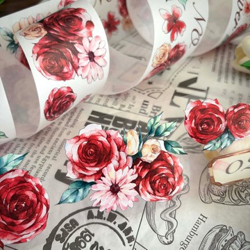 醉芳華 PET 和紙膠帶 5米卷