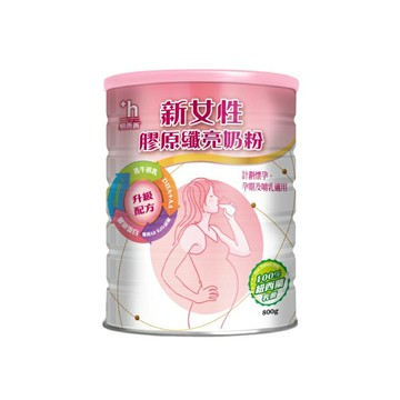 來而康 易而善 新女性膠原纖亮奶粉 800g/罐 蔓越莓口味 膠原蛋白 沖泡 奶粉 一般食品