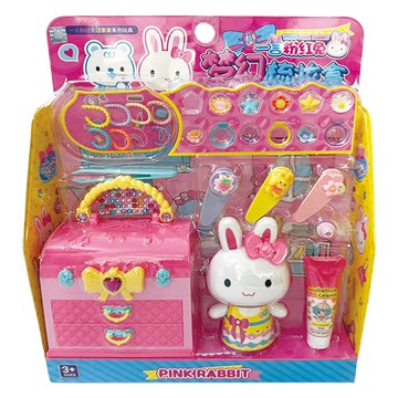 粉紅兔夢幻梳妝盒