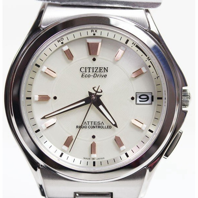 Citizen シチズン Attesa アテッサ Eco Drive エコ ドライブ 電波時計 Perfex搭載 アイボリー文字盤 チタンモデル Atd53 2843 Mt1567 新品 未使用 通販 Lineポイント最大0 5 Get Lineショッピング