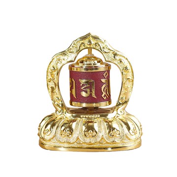 太陽能車載轉經筒汽車擺件六字真言品車內轉經輪優品質