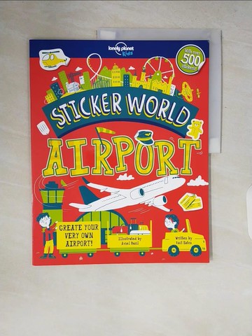 【書寶二手書T4／少年童書_ZQU】Sticker World - Airport 1 (AU/UK)_Lonely Planet