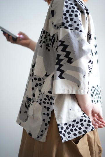 原色派對動物四方衣