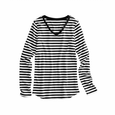 ニッセン Uvカット綿100 フライス素材vネック長袖tシャツ 通販 Lineポイント最大get Lineショッピング