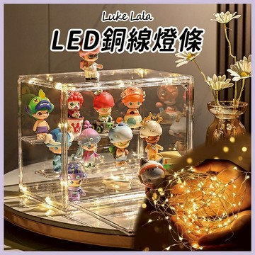 【路克拉拉✨台灣現貨】LED 銅線燈條附電池 USB款 電池款 氣氛燈 氛圍燈 裝飾燈 燈串 燈條 實用設計 耐用材質