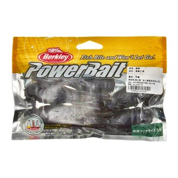 Berkley 貝克力 PowerBait Power Glider 滑翔蝦 軟蟲 路亞 軟蝦  綠底紅斑  1包