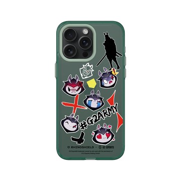 iPhone 15 Pro Max Clear 憂墨綠 - G2 Esports - Emoji - 貼紙