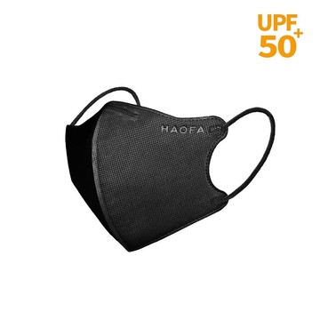 (醫療N95)HAOFA氣密型99%防護立體醫療口罩(抗UV50+)-霧黑色(30入