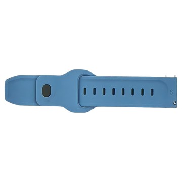 Apollo Life 阿波羅 米粒紋反扣矽膠錶帶 - 薄霧藍色  通用型22mm  2條