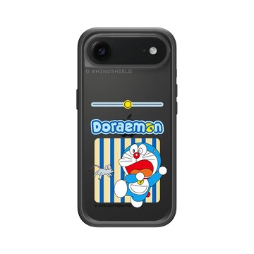 iPhone Air Mod NX -邊框背蓋組合 (相機按鈕) 黑 - 哆啦A夢 Doraemon - 可怕的老鼠