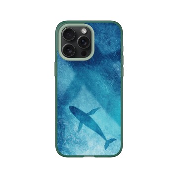 iPhone 15 Pro Max Clear 憂墨綠 - 花生騷 WasangShow - 深海鯨魚
