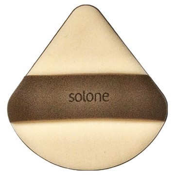 Solone 雙面慕斯氣墊粉撲 1組  扇形