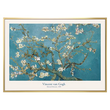 菠蘿選畫所 梵谷 杏花 AVAR3406G  40 x 30cm  金色