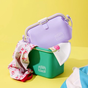 韓系撞色果凍防水袋 果凍粉