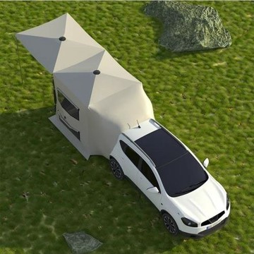車尾帳篷車邊帳篷速開帳篷suv連接帳篷免搭建自駕游遮陽棚延伸帳
