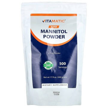 Vitamatic, 超級甘露糖醇蘑菇粉，17.9 盎司（500 克）