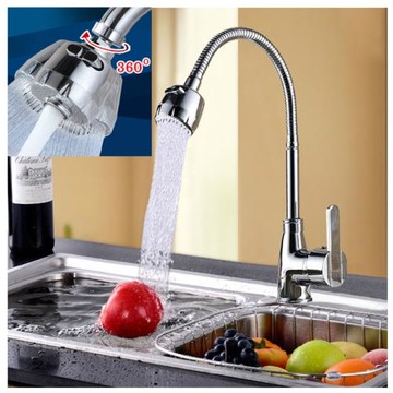 【神膚奇肌】廚房衛浴龍頭節水增壓器1組(起泡器1+不銹鋼蛇管1)