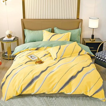 簡約全棉1.8m田園風小碎花四件套