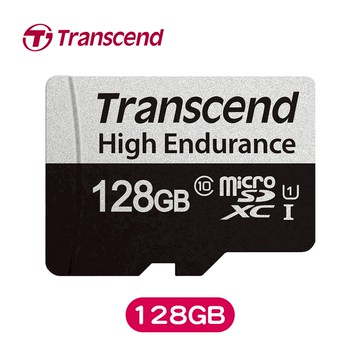 Transcend創見 350V High Endurance microSDXC 高耐用規格記憶卡 (64/128GB)