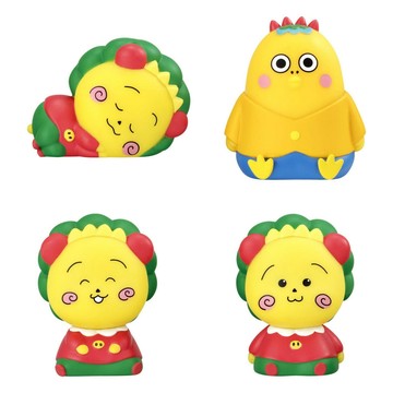 GASHAPON COJI-COJI 可吉可吉 造型燈 日版 4個  混和顏色