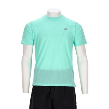 New Balance 男款 綠色 排汗 速乾 訓練 運動 休閒 短袖 MT41253BM4