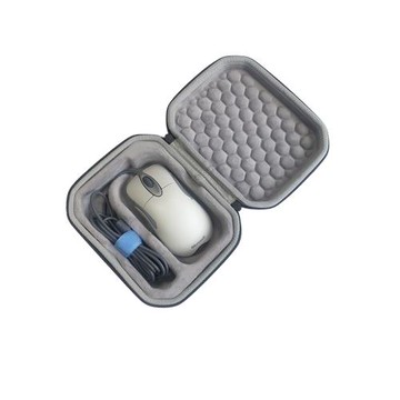 適用微軟io1.1 ie3.0紅光鯊有線鼠標盒收納保護包便攜袋套-通用款