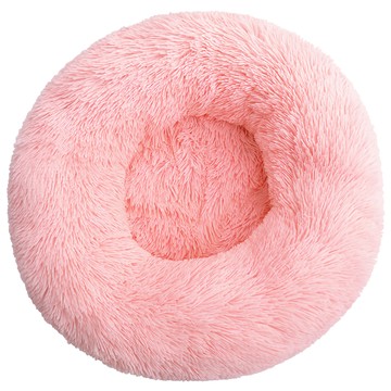 咕沛日常 四季通用深度睡眠長絨毛寵物窩  40cm  粉色  1個