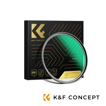 K&F Nano-X 鈦鍍膜超低反射 UV濾鏡 72mm 公司貨