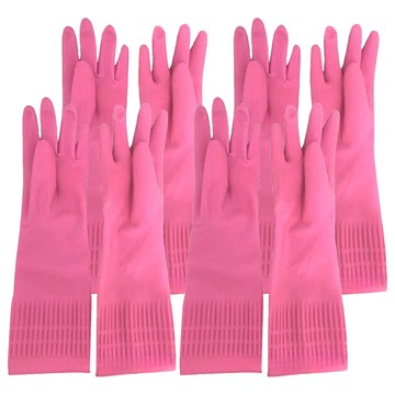 御廚靈 家用加長手套  紅色  大(L)  4雙