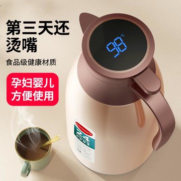 迪迪仕保溫壺家用紅膽玻璃開水瓶大容量暖壺防塵熱水瓶便攜暖水壺