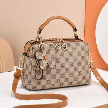 外貿熱款2025新款時尚印花輕奢大容量輕便單肩斜挎手提包一件代發