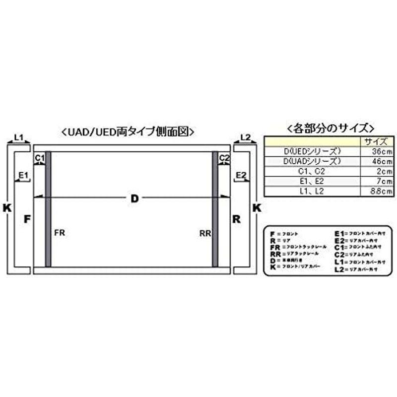 ROADREADY (ロードレディー) 19インチ・ラック RR4UED 4Uラックケース