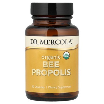 Dr. Mercola, 有機蜂膠，125 毫克，30 粒膠囊