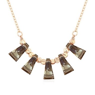 925純銀項鍊 水晶吊墜-歐美時尚大方流行生日情人節禮物女飾品2色73ju61【獨家進口】【米蘭精品】