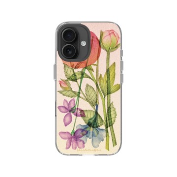 iPhone 16 Clear Case（相機按鈕） 透明 - Sarah Mafféïs - 花束