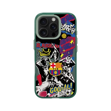 iPhone 16 Pro Clear 憂墨綠 - FC Barcelona - Barça Fusion